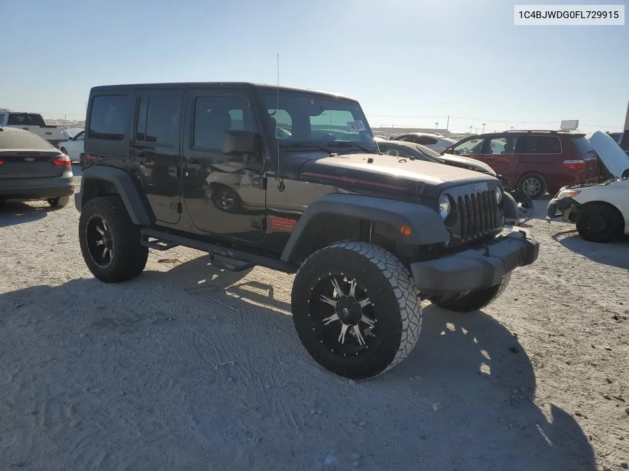 2015 Jeep Wrangler Unlimited Sport VIN: 1C4BJWDG0FL729915 Lot: 74816074