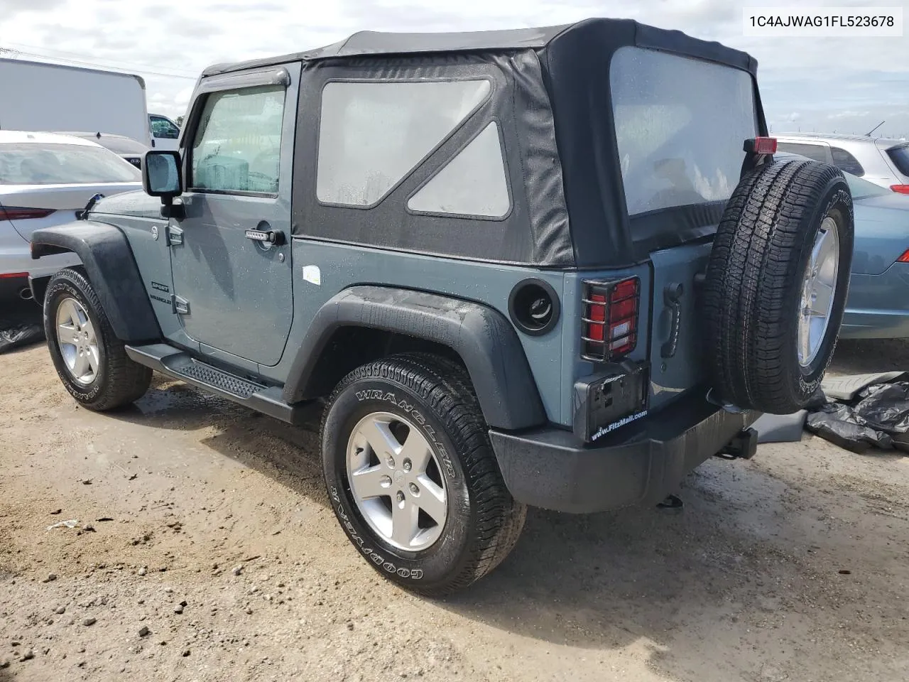 2015 Jeep Wrangler Sport VIN: 1C4AJWAG1FL523678 Lot: 74900774