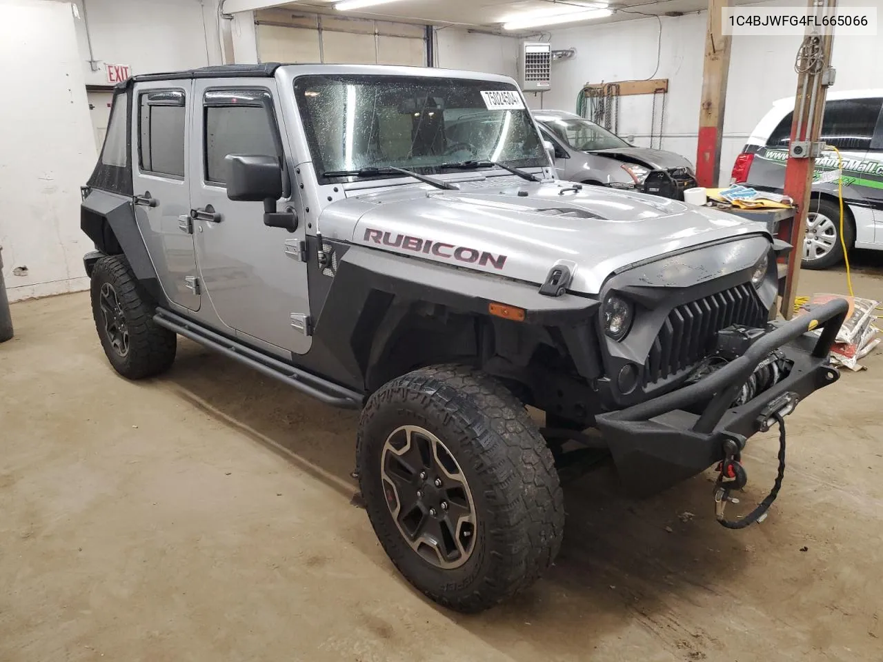 2015 Jeep Wrangler Unlimited Rubicon VIN: 1C4BJWFG4FL665066 Lot: 75024504