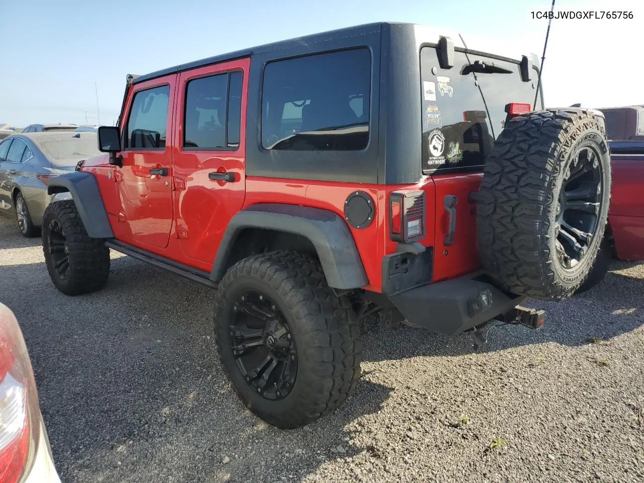 2015 Jeep Wrangler Unlimited Sport VIN: 1C4BJWDGXFL765756 Lot: 75094484