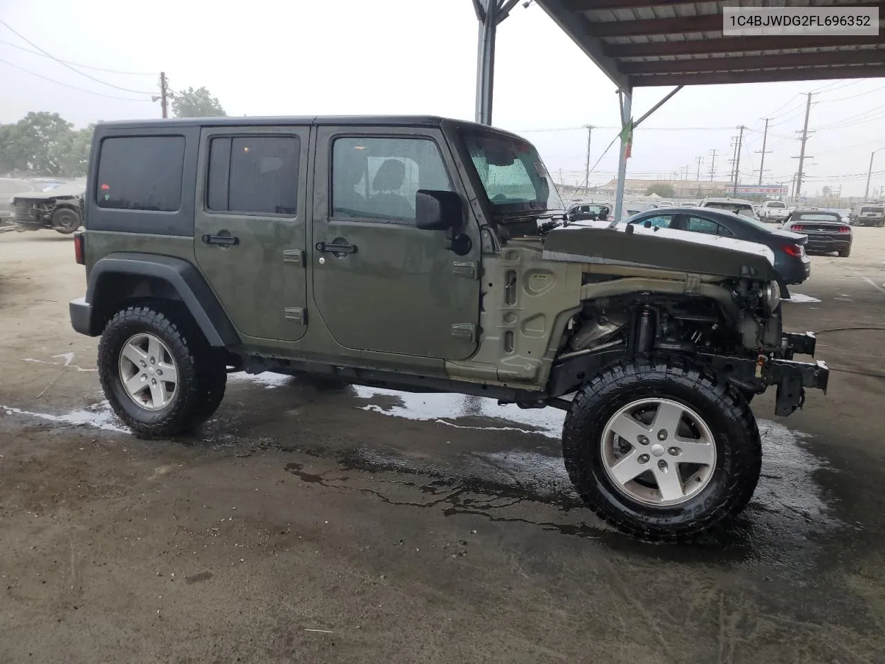 2015 Jeep Wrangler Unlimited Sport VIN: 1C4BJWDG2FL696352 Lot: 75307324