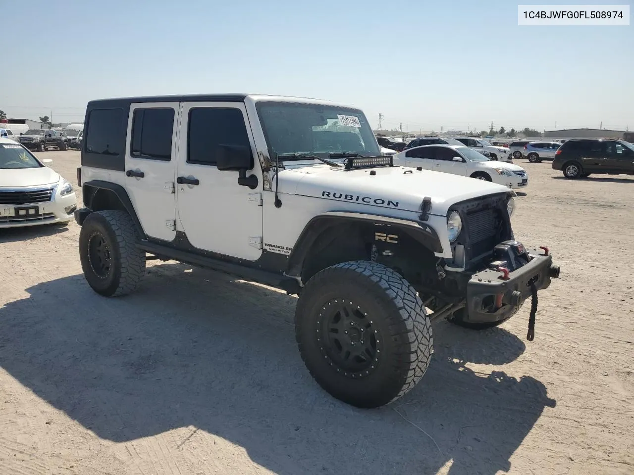 2015 Jeep Wrangler Unlimited Rubicon VIN: 1C4BJWFG0FL508974 Lot: 75317394