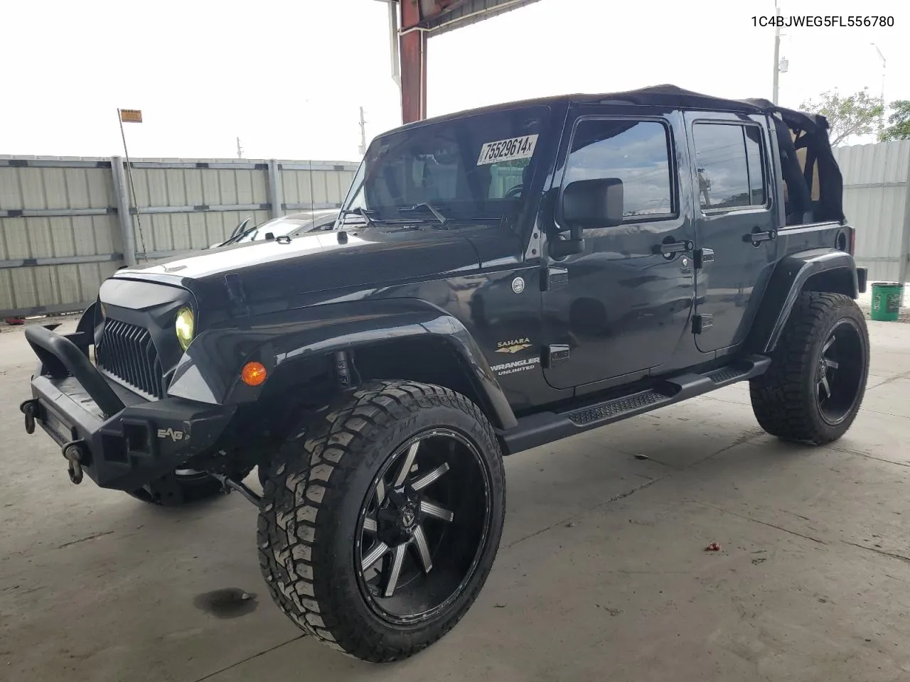 2015 Jeep Wrangler Unlimited Sahara VIN: 1C4BJWEG5FL556780 Lot: 75529614