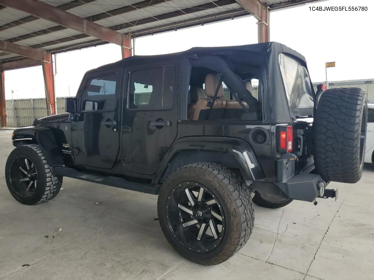 2015 Jeep Wrangler Unlimited Sahara VIN: 1C4BJWEG5FL556780 Lot: 75529614