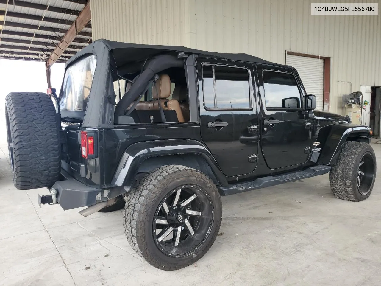 2015 Jeep Wrangler Unlimited Sahara VIN: 1C4BJWEG5FL556780 Lot: 75529614