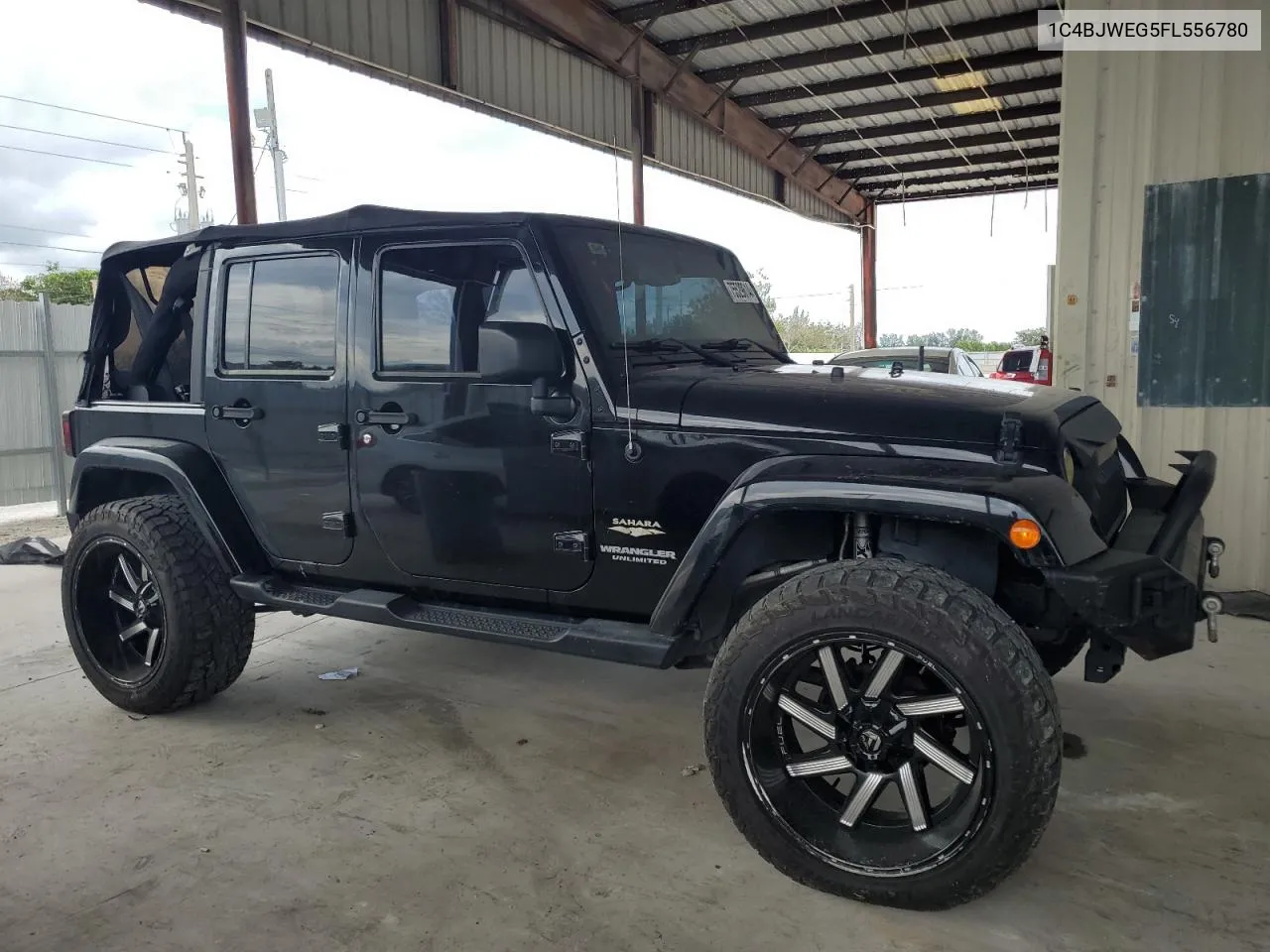 2015 Jeep Wrangler Unlimited Sahara VIN: 1C4BJWEG5FL556780 Lot: 75529614