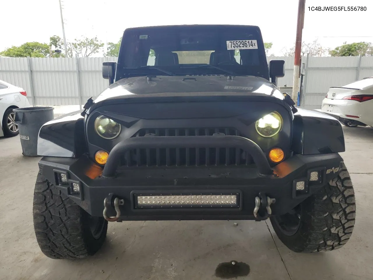 2015 Jeep Wrangler Unlimited Sahara VIN: 1C4BJWEG5FL556780 Lot: 75529614