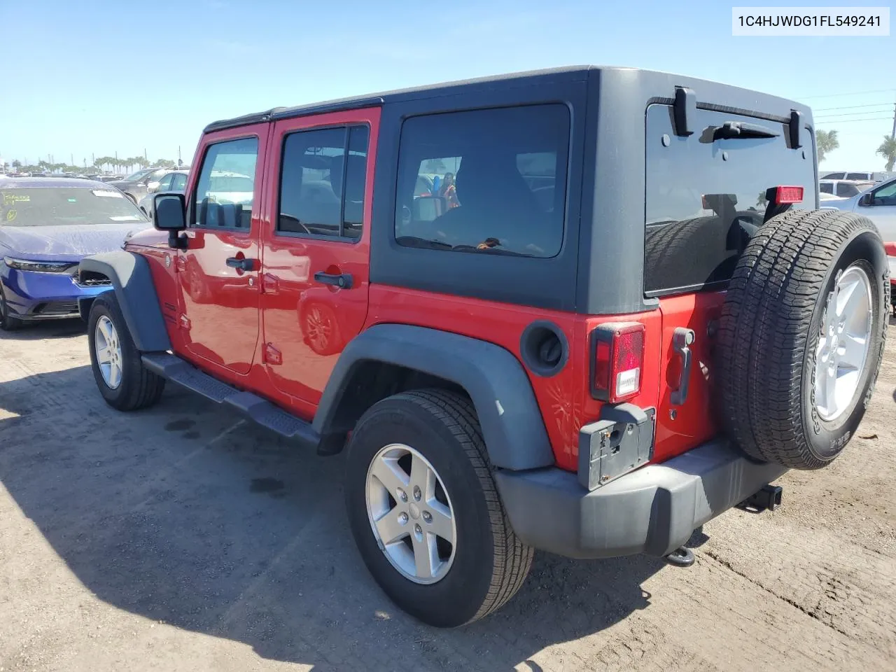 2015 Jeep Wrangler Unlimited Sport VIN: 1C4HJWDG1FL549241 Lot: 75557784