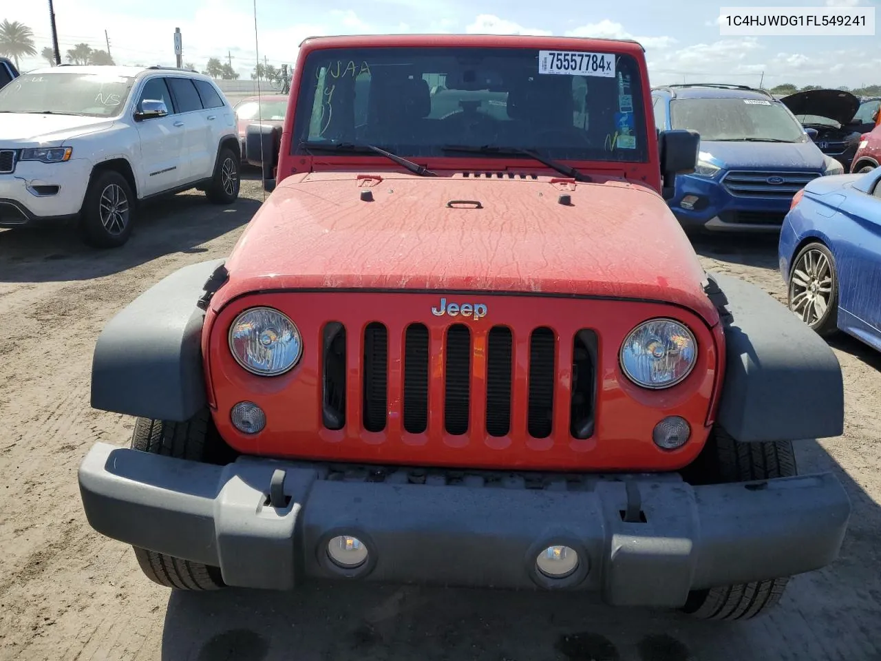 2015 Jeep Wrangler Unlimited Sport VIN: 1C4HJWDG1FL549241 Lot: 75557784