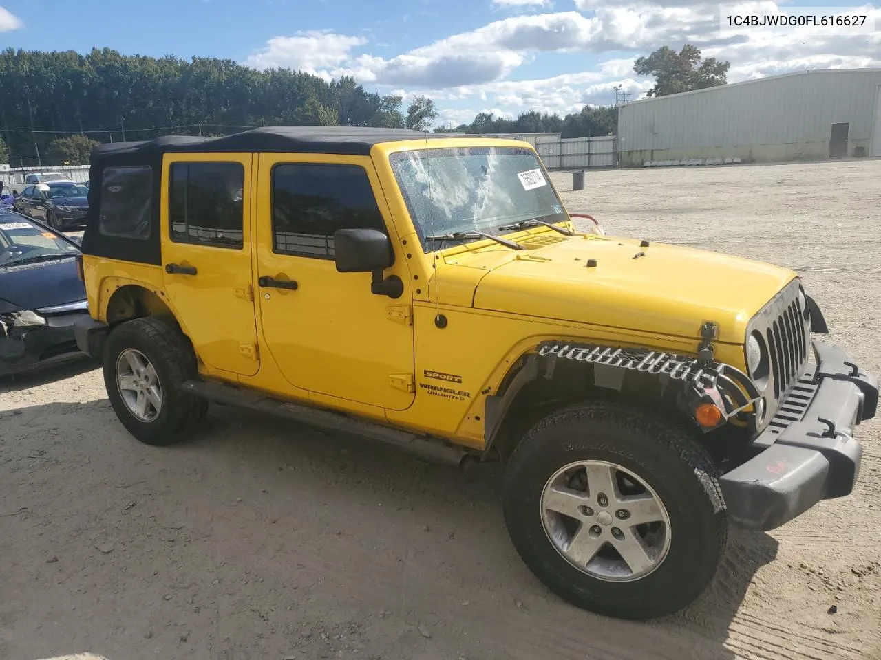 2015 Jeep Wrangler Unlimited Sport VIN: 1C4BJWDG0FL616627 Lot: 75592774