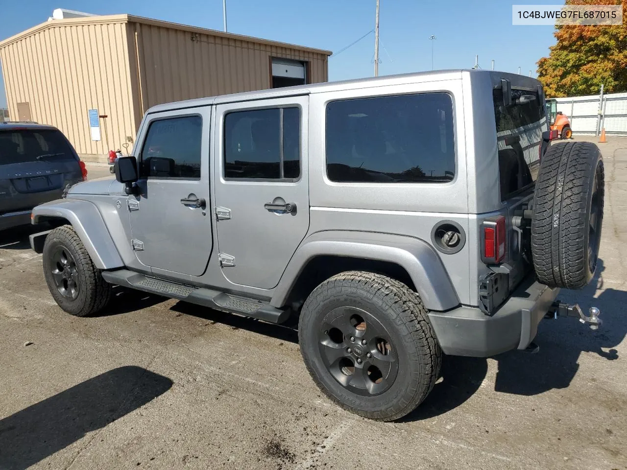 2015 Jeep Wrangler Unlimited Sahara VIN: 1C4BJWEG7FL687015 Lot: 75753414