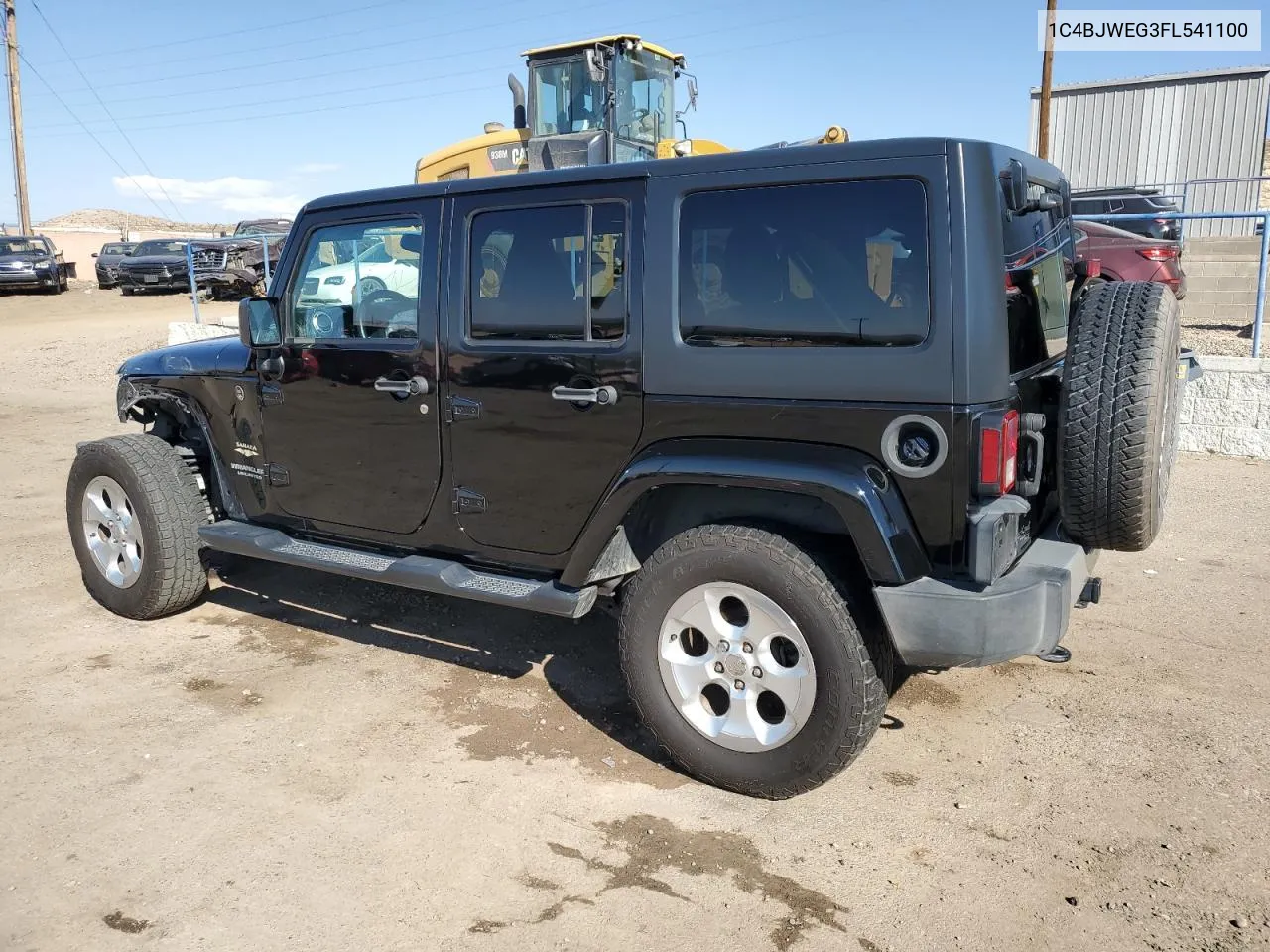 2015 Jeep Wrangler Unlimited Sahara VIN: 1C4BJWEG3FL541100 Lot: 75801494