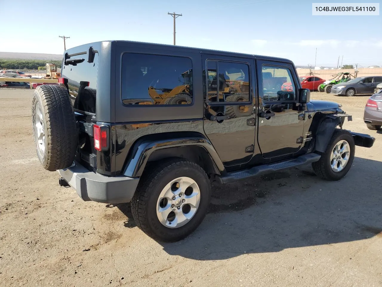 2015 Jeep Wrangler Unlimited Sahara VIN: 1C4BJWEG3FL541100 Lot: 75801494