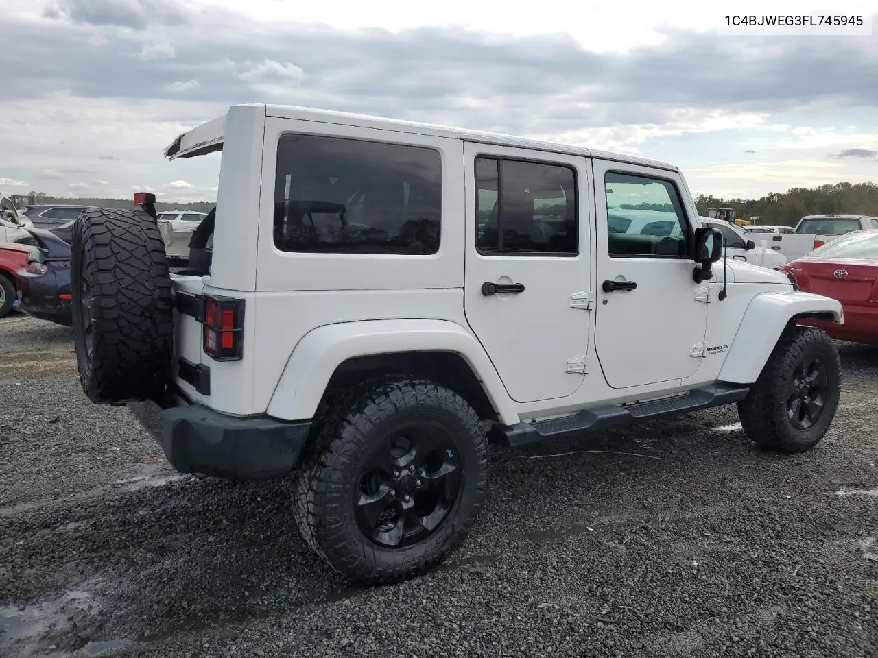 2015 Jeep Wrangler Unlimited Sahara VIN: 1C4BJWEG3FL745945 Lot: 75895044