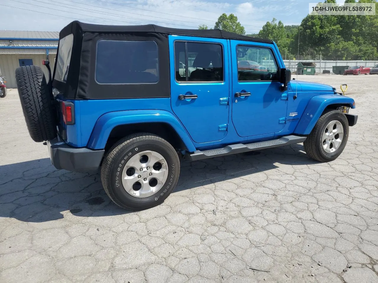 2015 Jeep Wrangler Unlimited Sahara VIN: 1C4HJWEG9FL538972 Lot: 76088584