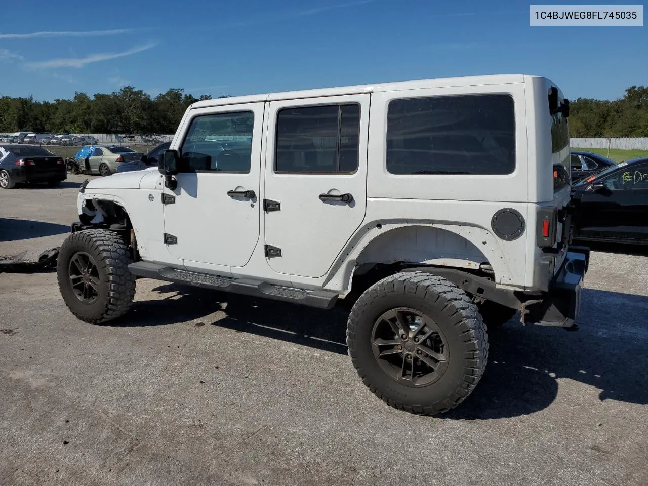 2015 Jeep Wrangler Unlimited Sahara VIN: 1C4BJWEG8FL745035 Lot: 76187844