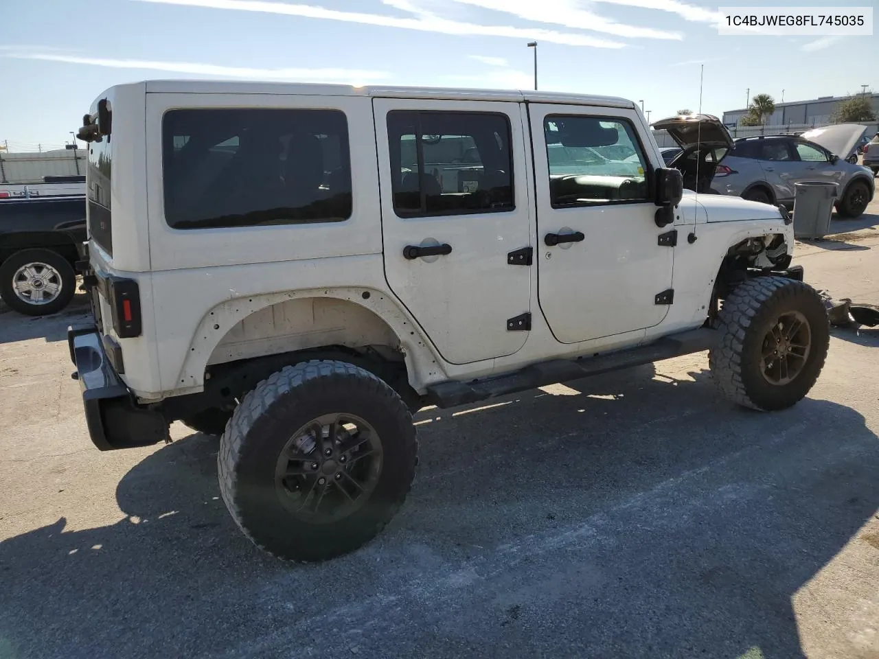 2015 Jeep Wrangler Unlimited Sahara VIN: 1C4BJWEG8FL745035 Lot: 76187844