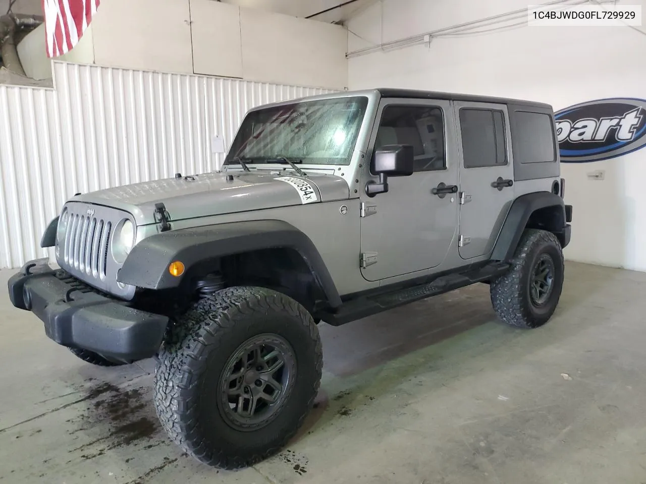 2015 Jeep Wrangler Unlimited Sport VIN: 1C4BJWDG0FL729929 Lot: 76300854