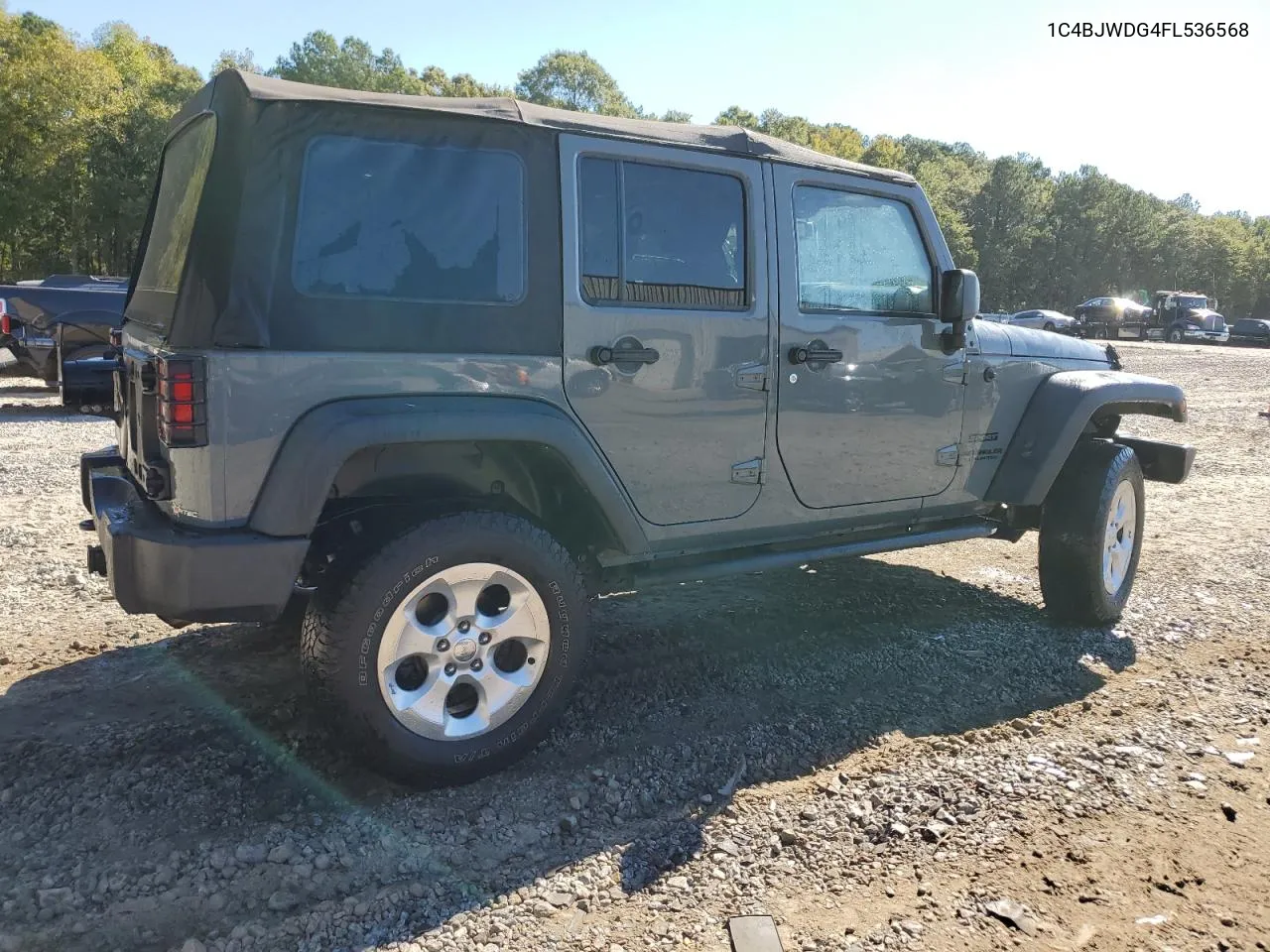 2015 Jeep Wrangler Unlimited Sport VIN: 1C4BJWDG4FL536568 Lot: 76484454