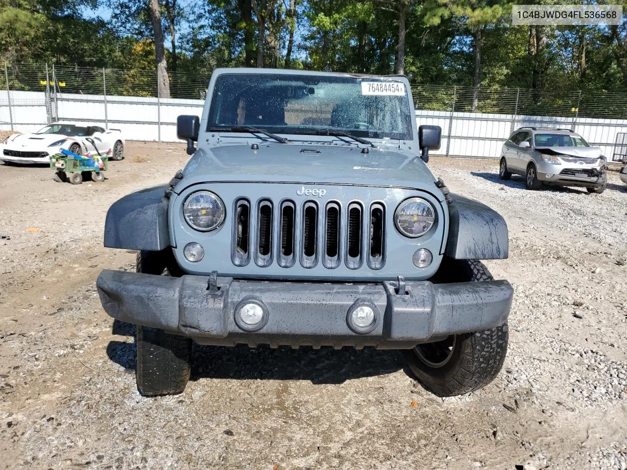 2015 Jeep Wrangler Unlimited Sport VIN: 1C4BJWDG4FL536568 Lot: 76484454