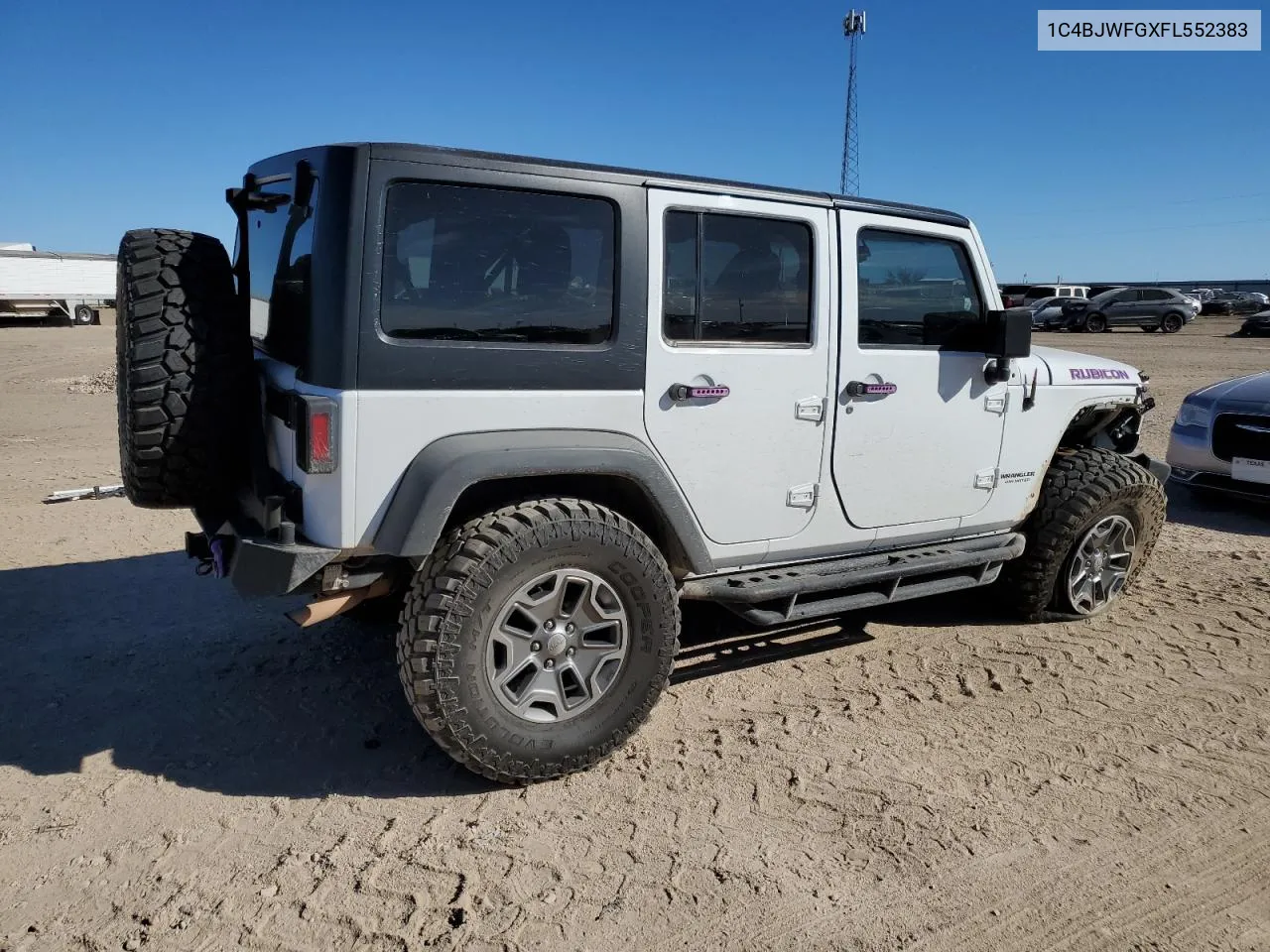 2015 Jeep Wrangler Unlimited Rubicon VIN: 1C4BJWFGXFL552383 Lot: 76987254