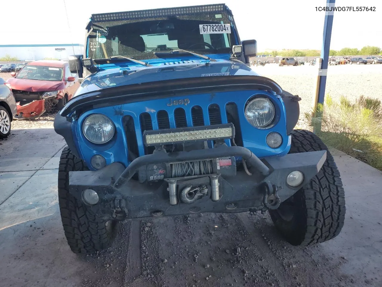 2015 Jeep Wrangler Unlimited Sport VIN: 1C4BJWDG7FL557642 Lot: 77205044