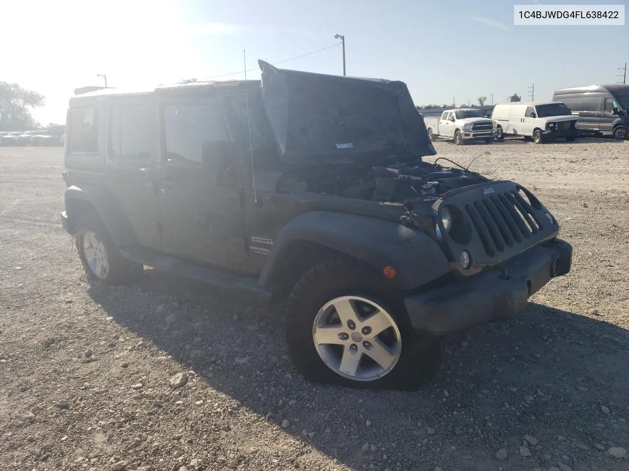 2015 Jeep Wrangler Unlimited Sport VIN: 1C4BJWDG4FL638422 Lot: 77359384