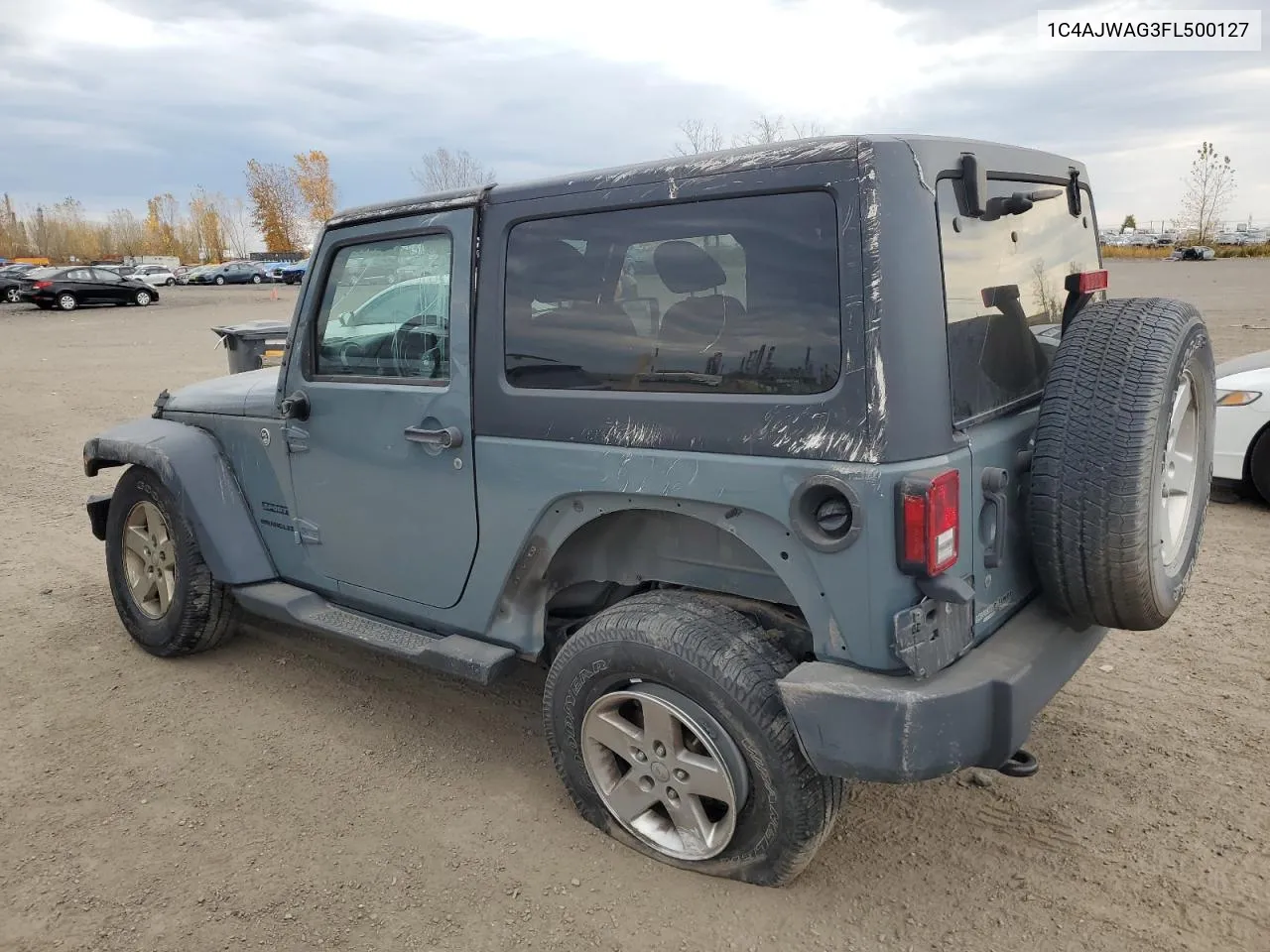 2015 Jeep Wrangler Sport VIN: 1C4AJWAG3FL500127 Lot: 77523214