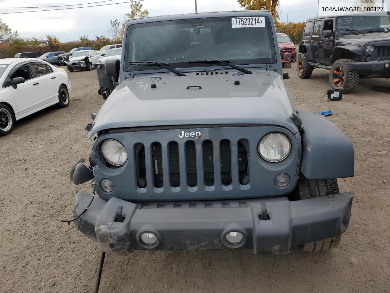 2015 Jeep Wrangler Sport VIN: 1C4AJWAG3FL500127 Lot: 77523214