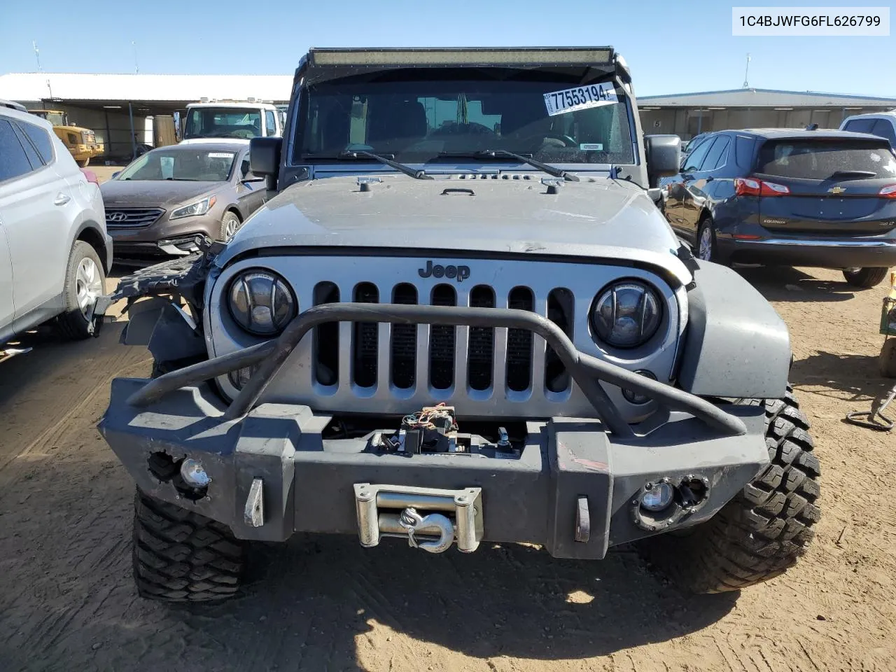 2015 Jeep Wrangler Unlimited Rubicon VIN: 1C4BJWFG6FL626799 Lot: 77553194