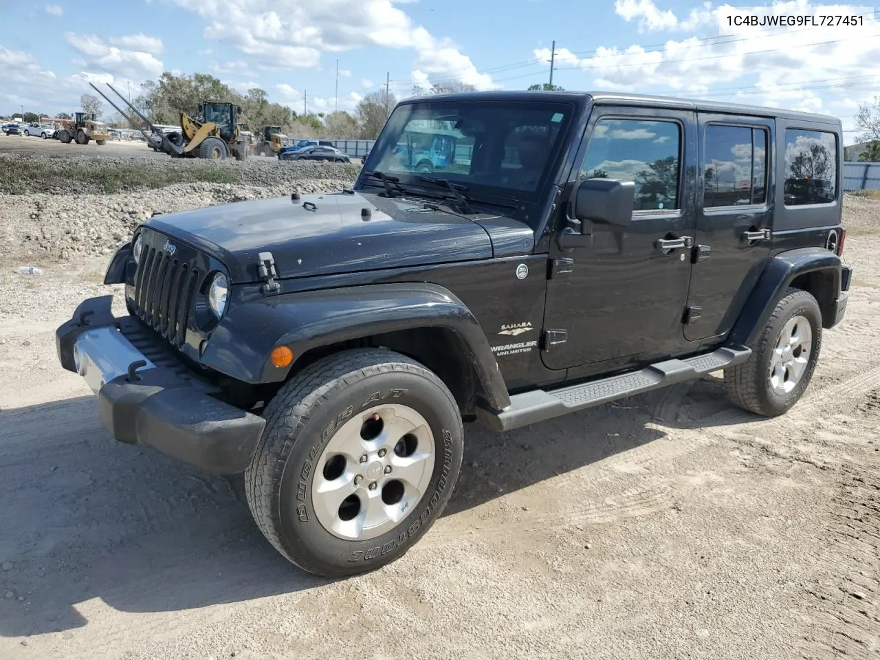 2015 Jeep Wrangler Unlimited Sahara VIN: 1C4BJWEG9FL727451 Lot: 77624914