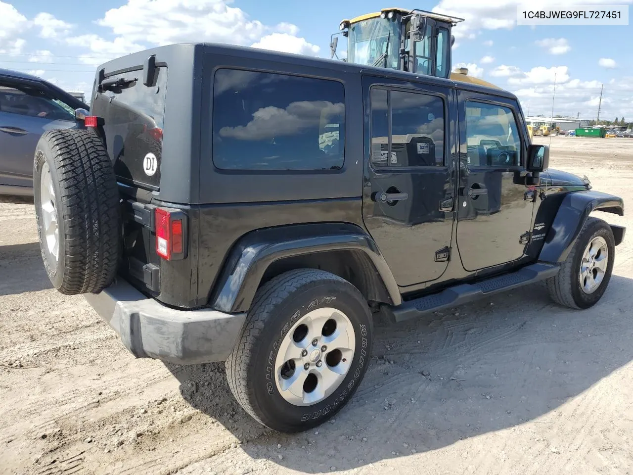 2015 Jeep Wrangler Unlimited Sahara VIN: 1C4BJWEG9FL727451 Lot: 77624914