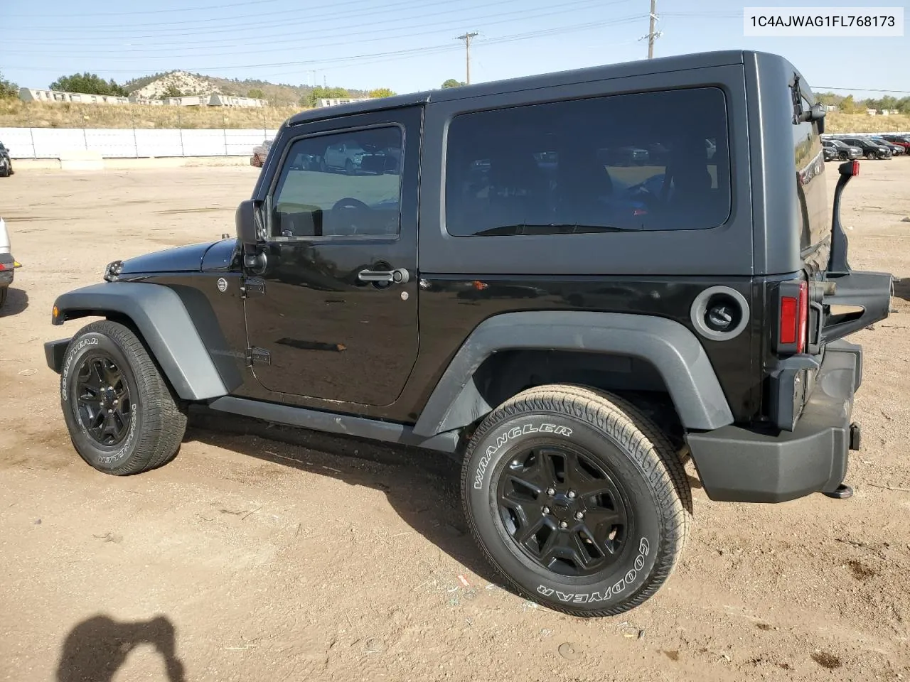 2015 Jeep Wrangler Sport VIN: 1C4AJWAG1FL768173 Lot: 77693514