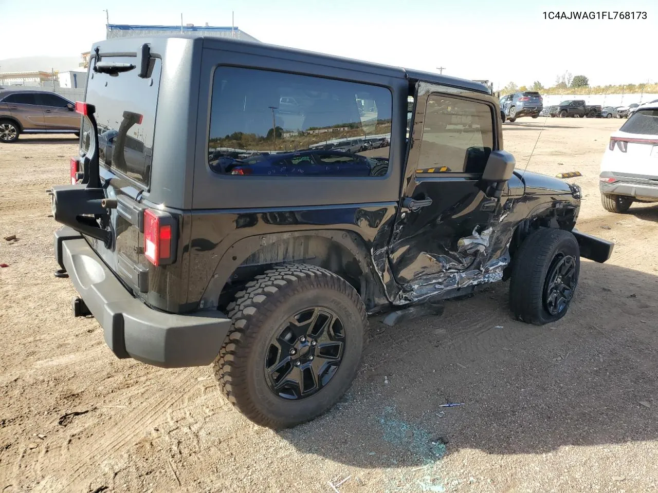 2015 Jeep Wrangler Sport VIN: 1C4AJWAG1FL768173 Lot: 77693514