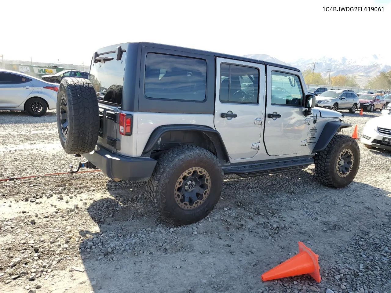 2015 Jeep Wrangler Unlimited Sport VIN: 1C4BJWDG2FL619061 Lot: 78283084