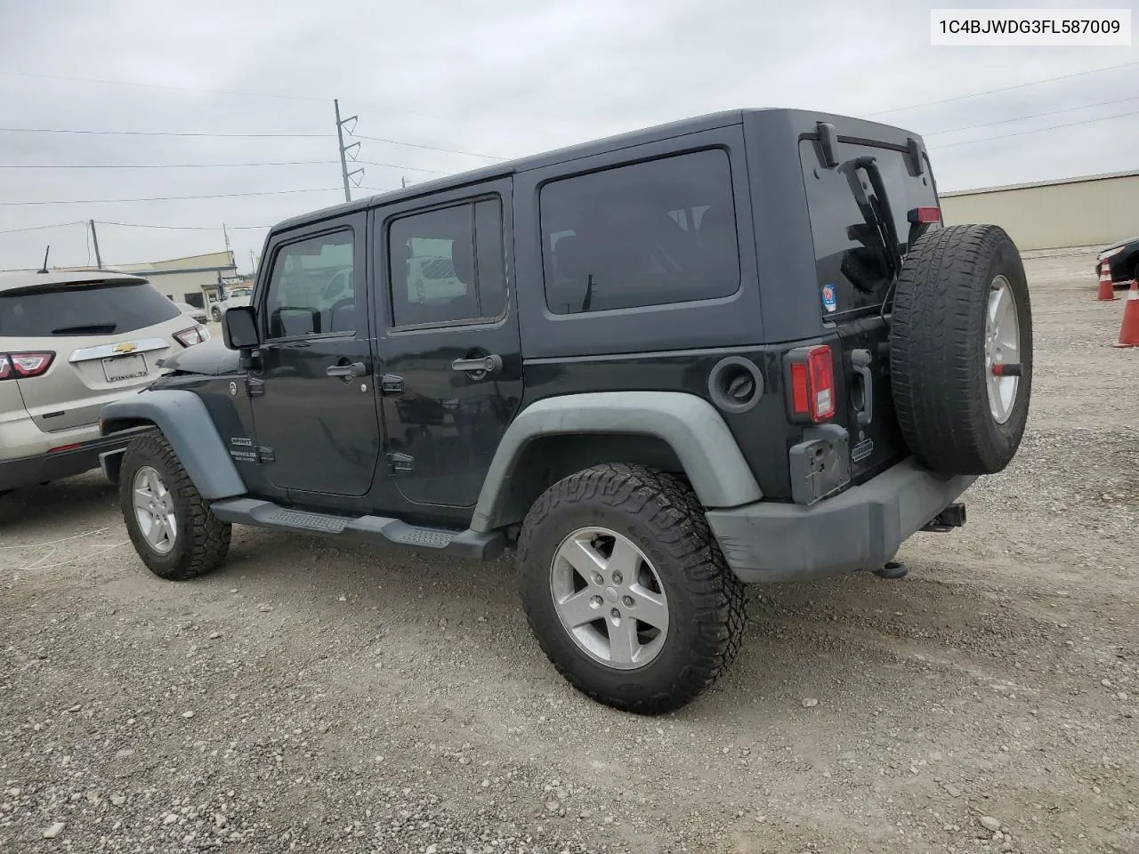 2015 Jeep Wrangler Unlimited Sport VIN: 1C4BJWDG3FL587009 Lot: 78387814