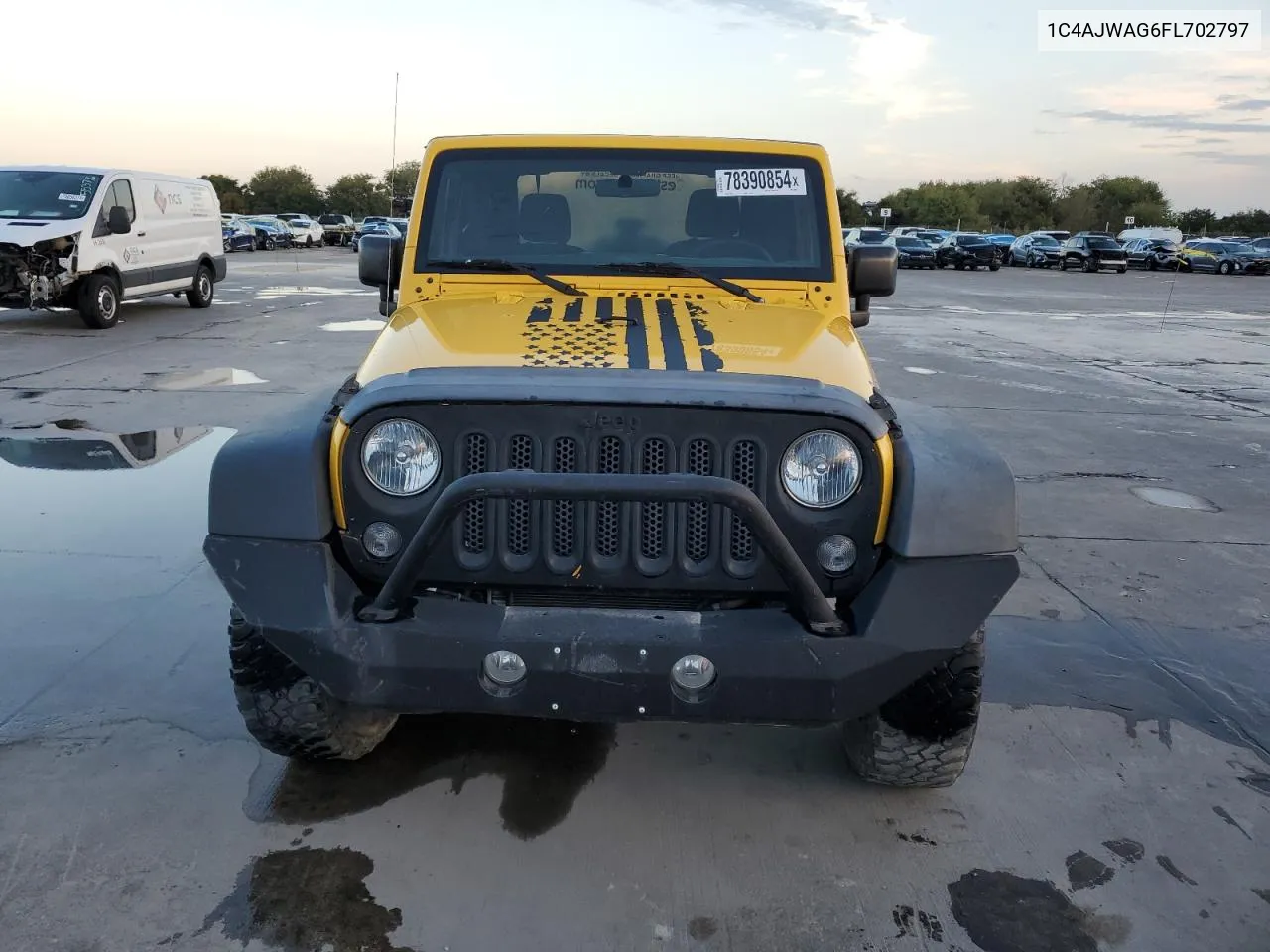 2015 Jeep Wrangler Sport VIN: 1C4AJWAG6FL702797 Lot: 78390854