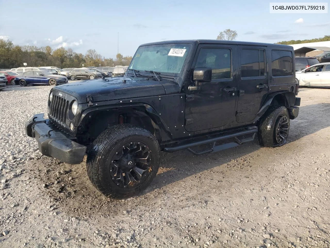 2015 Jeep Wrangler Unlimited Sport VIN: 1C4BJWDG7FL759218 Lot: 78540374