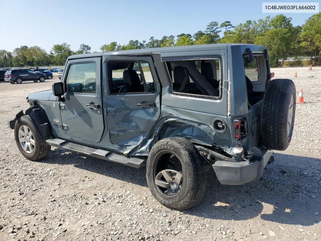 2015 Jeep Wrangler Unlimited Sahara VIN: 1C4BJWEG3FL666002 Lot: 79548144