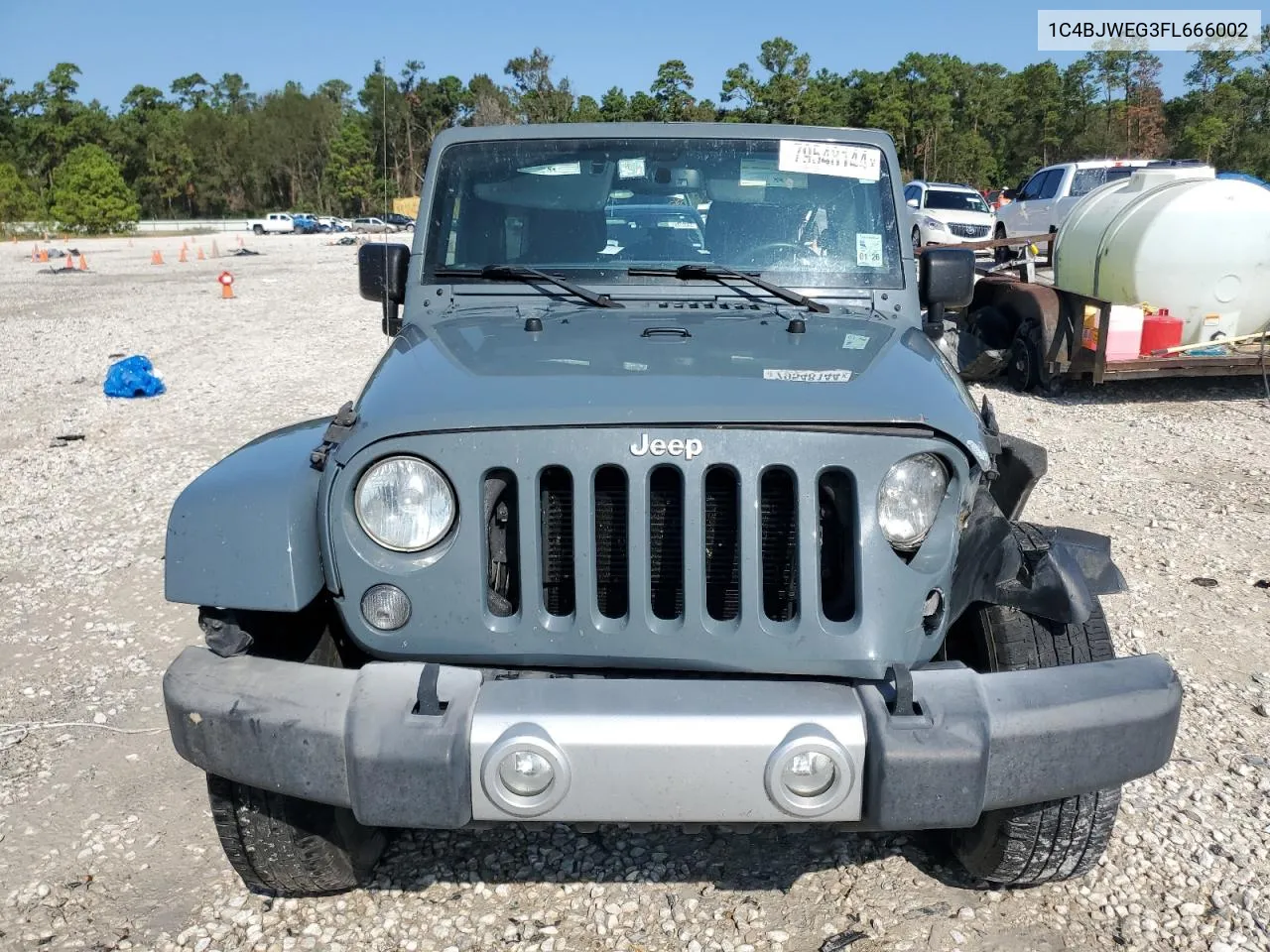 2015 Jeep Wrangler Unlimited Sahara VIN: 1C4BJWEG3FL666002 Lot: 79548144