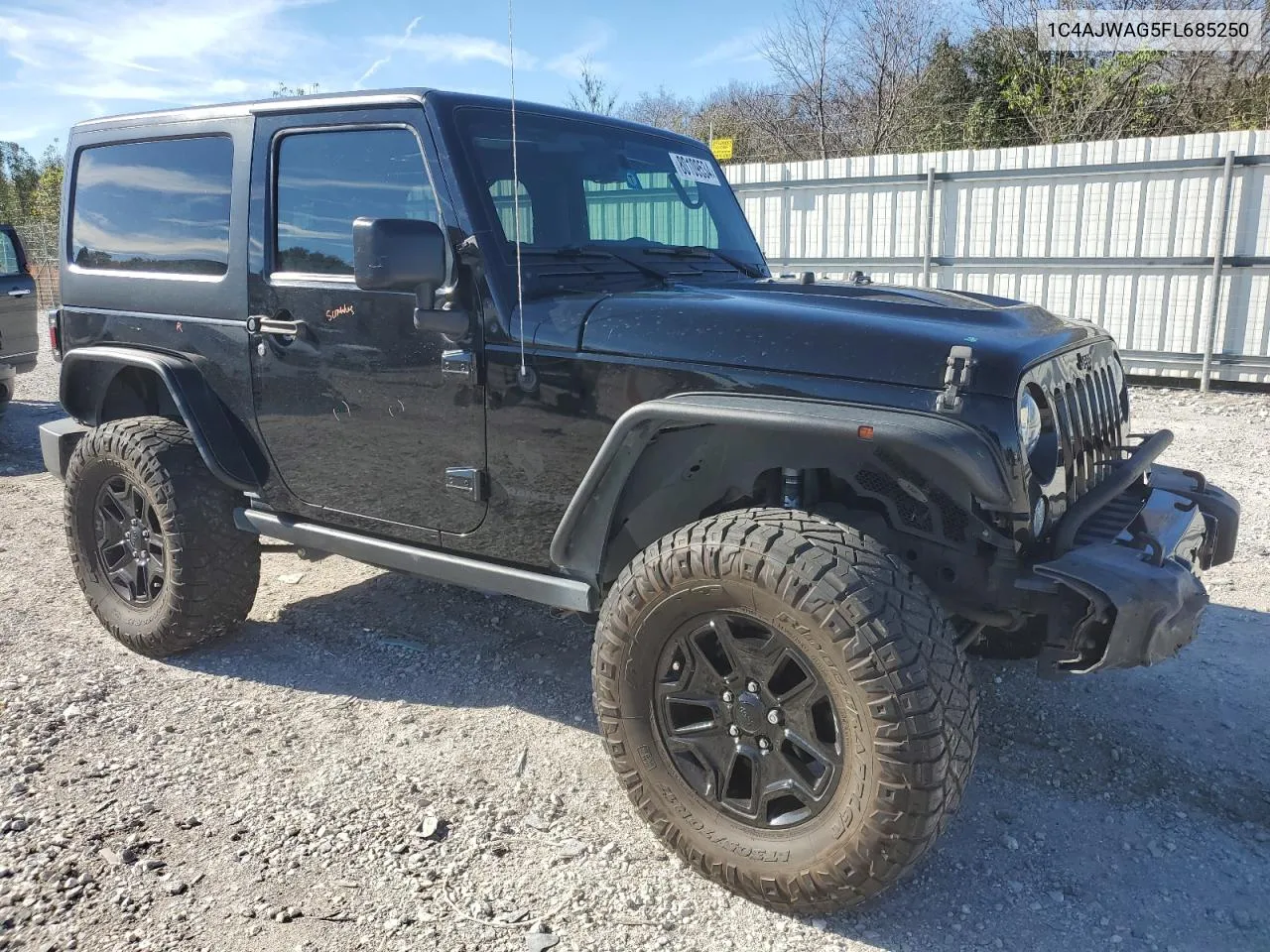 2015 Jeep Wrangler Sport VIN: 1C4AJWAG5FL685250 Lot: 80109534