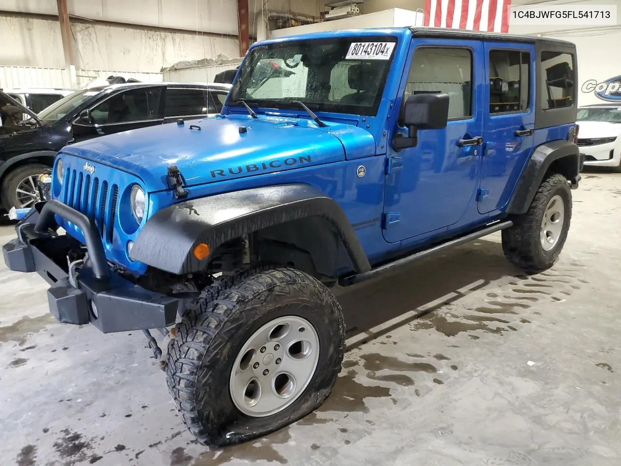 2015 Jeep Wrangler Unlimited Rubicon VIN: 1C4BJWFG5FL541713 Lot: 80143104