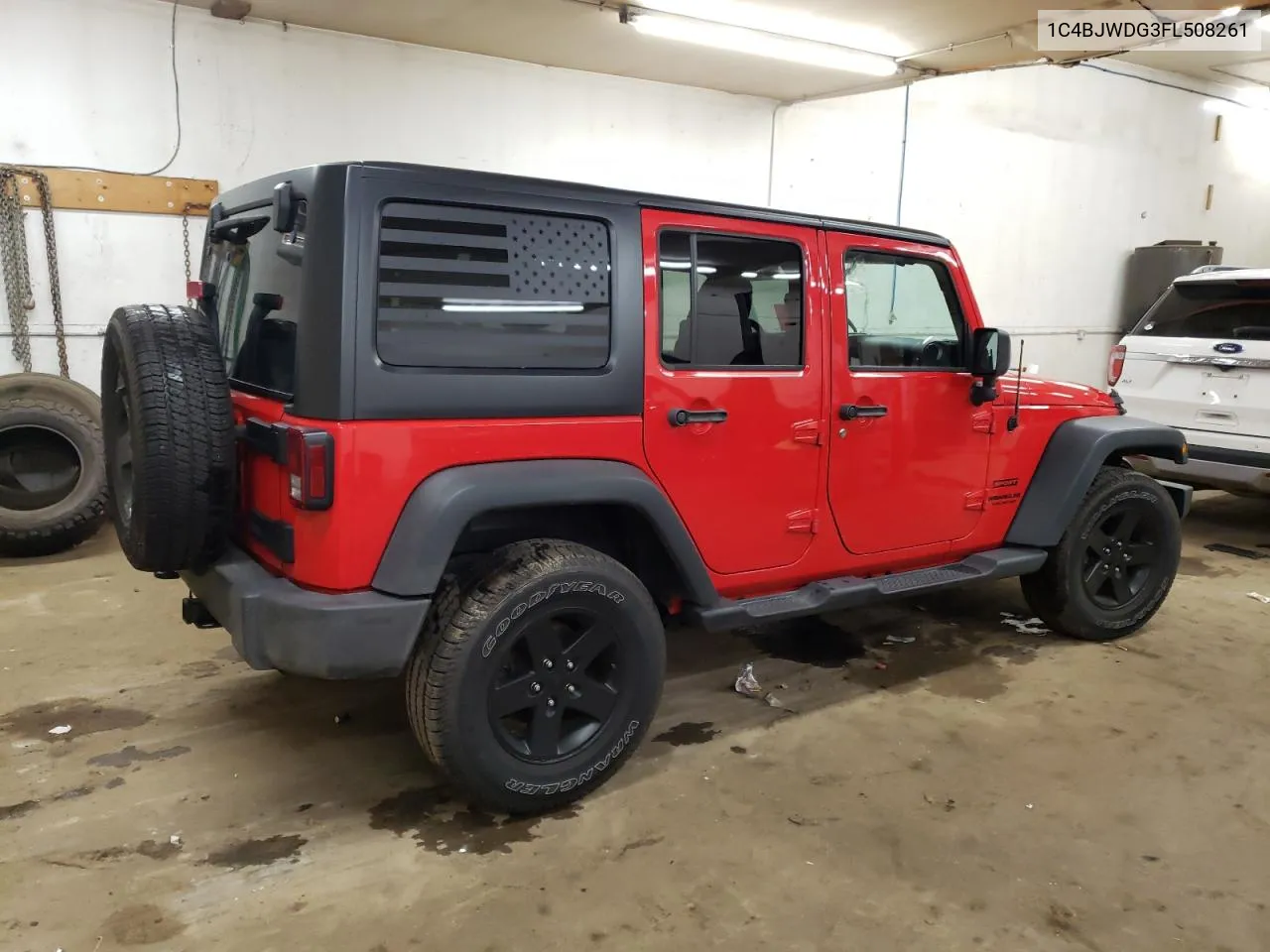 2015 Jeep Wrangler Unlimited Sport VIN: 1C4BJWDG3FL508261 Lot: 80266524