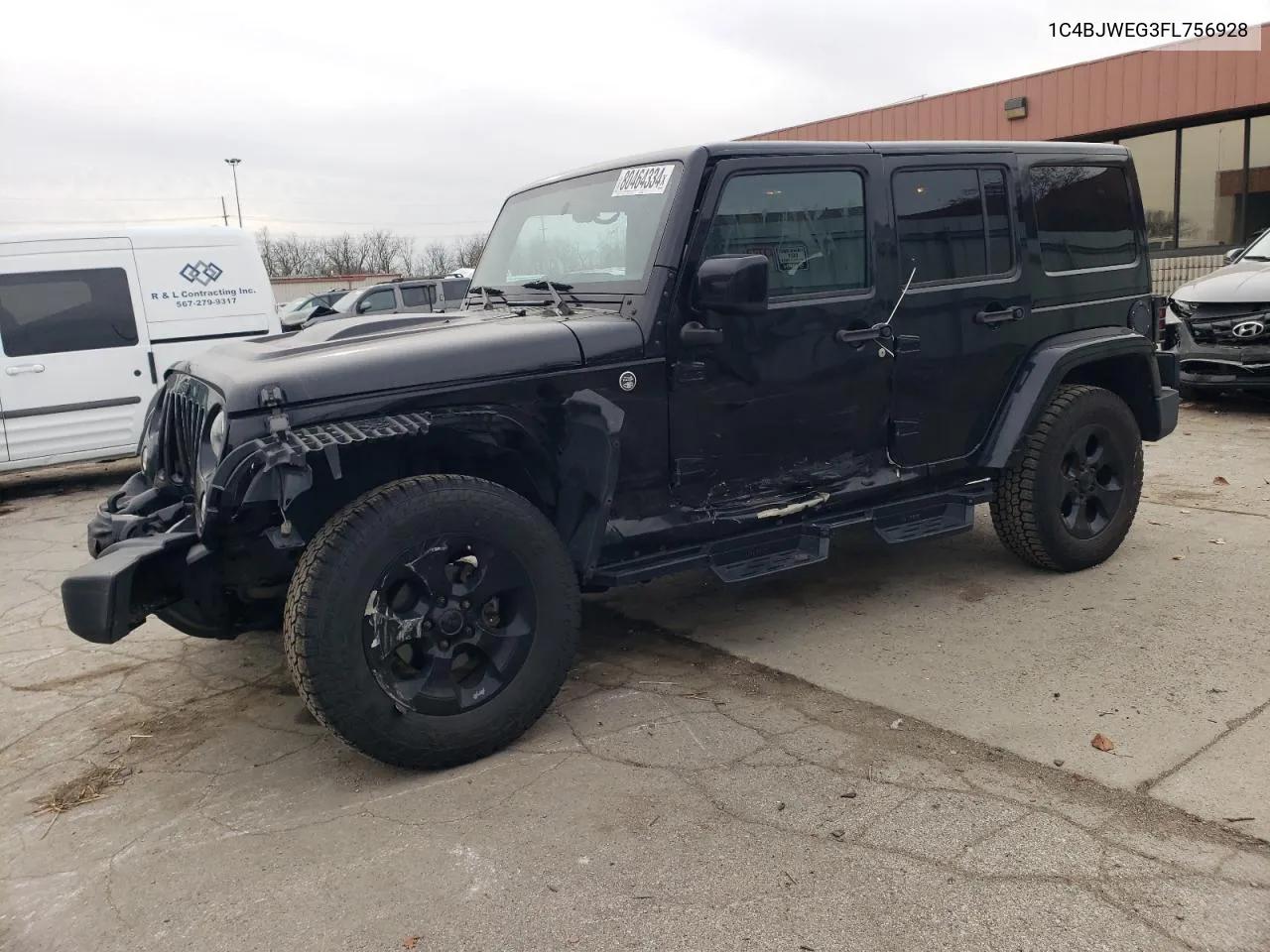 2015 Jeep Wrangler Unlimited Sahara VIN: 1C4BJWEG3FL756928 Lot: 80464334