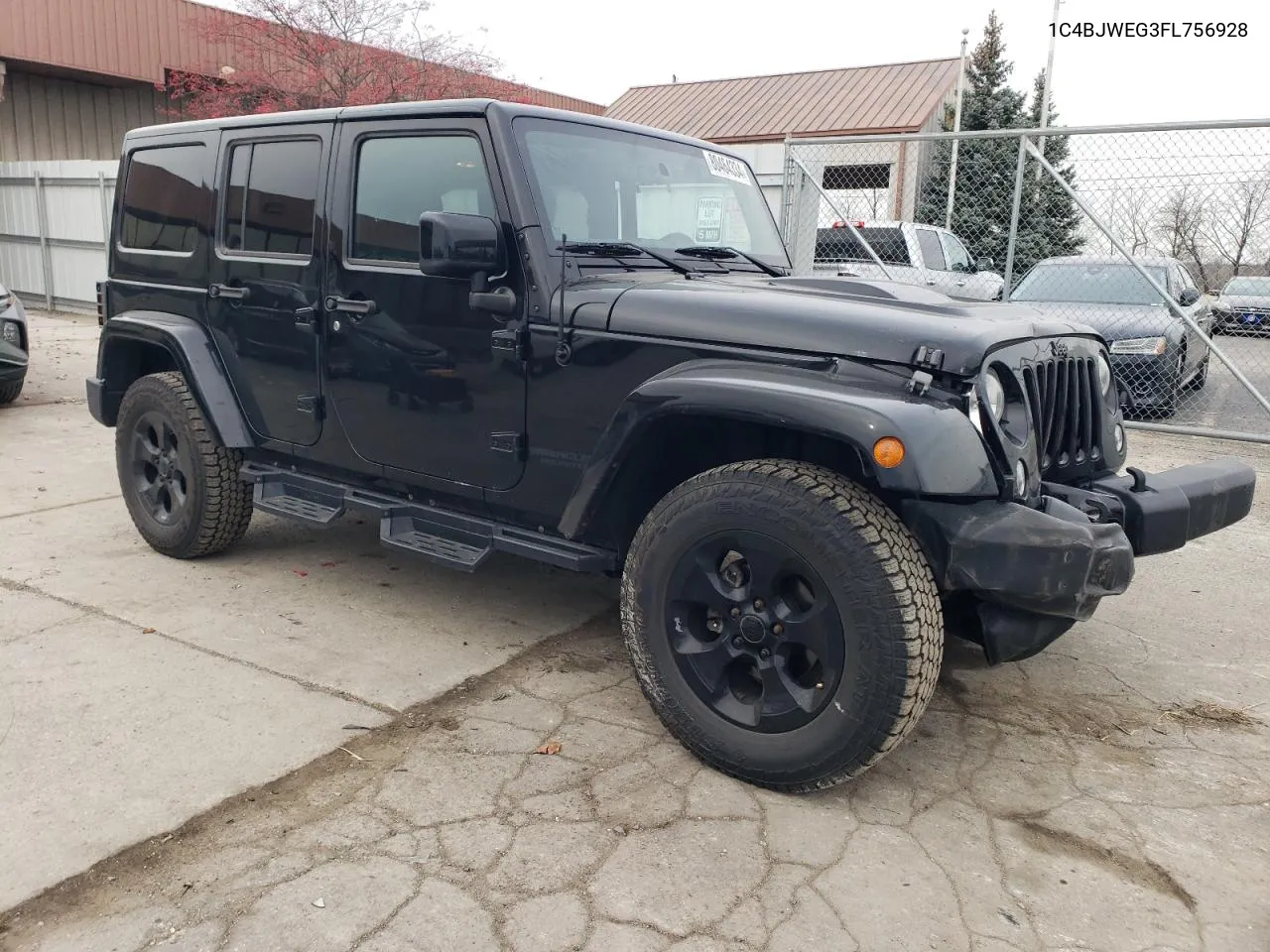 2015 Jeep Wrangler Unlimited Sahara VIN: 1C4BJWEG3FL756928 Lot: 80464334