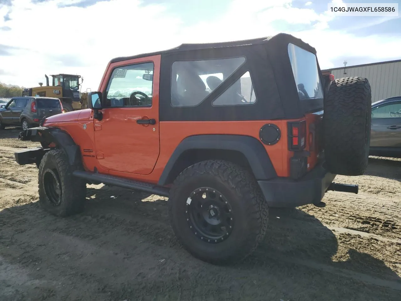 2015 Jeep Wrangler Sport VIN: 1C4GJWAGXFL658586 Lot: 80554024