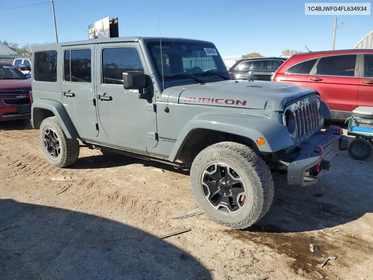 2015 Jeep Wrangler Unlimited Rubicon VIN: 1C4BJWFG4FL634934 Lot: 80684904