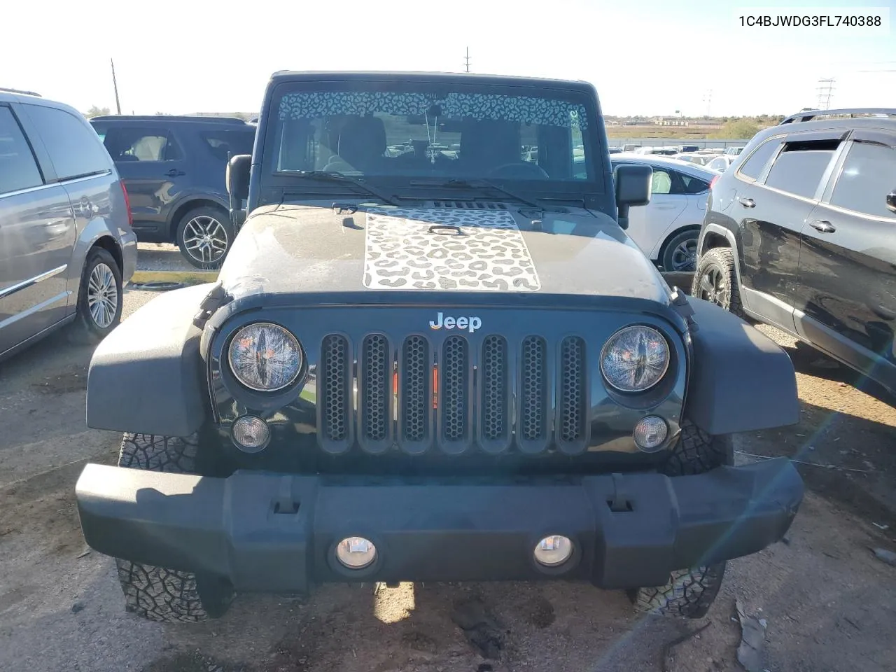 2015 Jeep Wrangler Unlimited Sport VIN: 1C4BJWDG3FL740388 Lot: 80875994