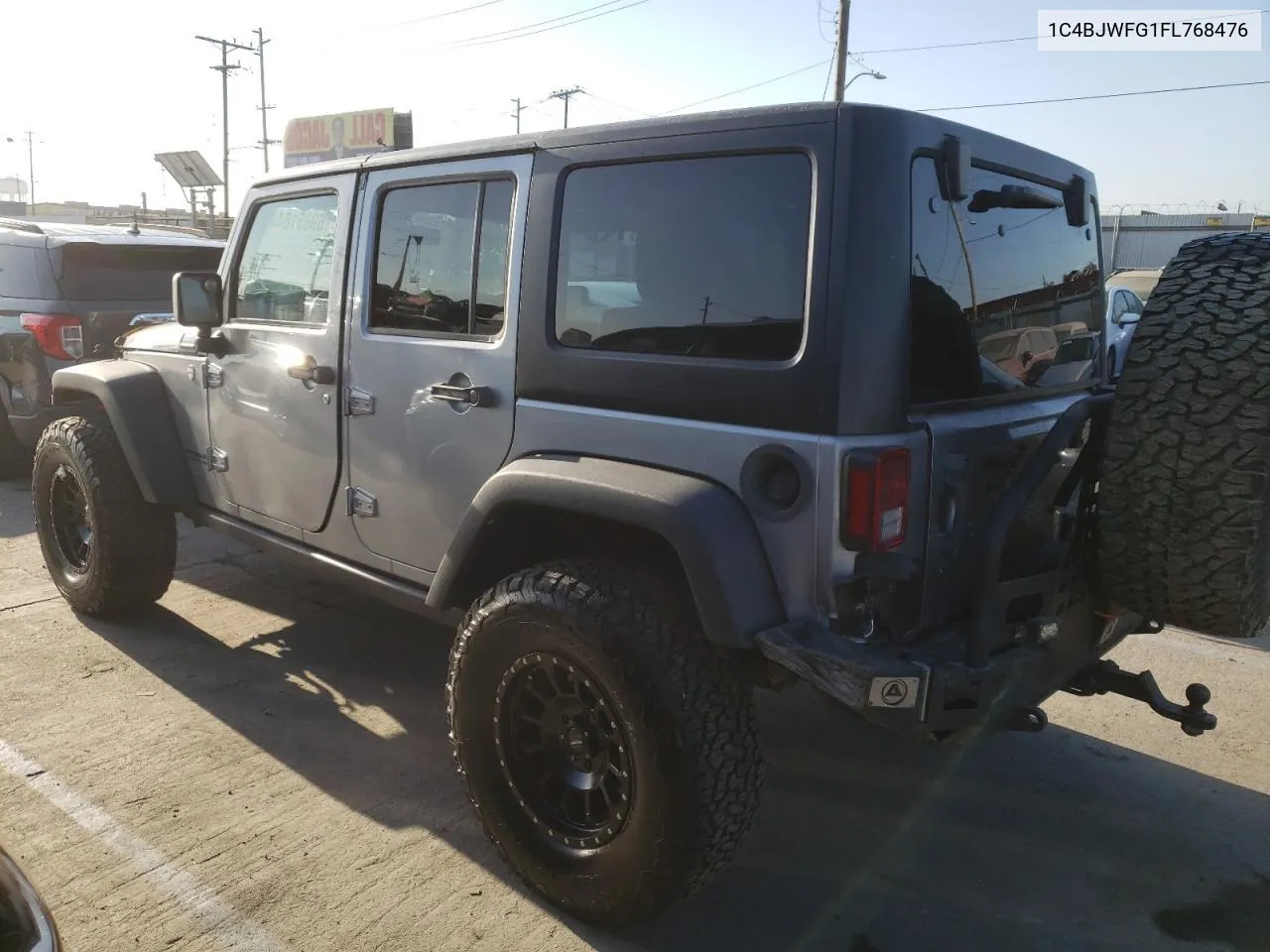 2015 Jeep Wrangler Unlimited Rubicon VIN: 1C4BJWFG1FL768476 Lot: 81093004