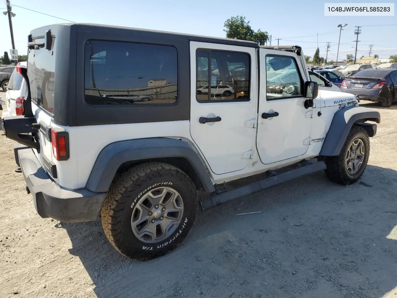 2015 Jeep Wrangler Unlimited Rubicon VIN: 1C4BJWFG6FL585283 Lot: 81281504